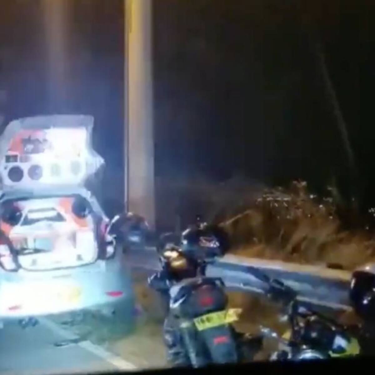 Denuncian trancones, fiestas y piques ilegales en la vía a Cristo Rey