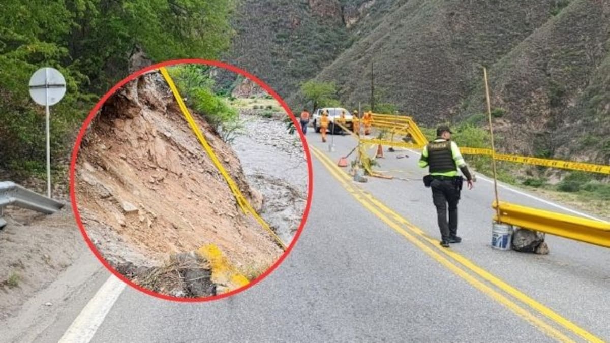 Por emergencia invernal, Invías prohíbe el paso de carga pesada en la vía Bucaramanga-San Gil