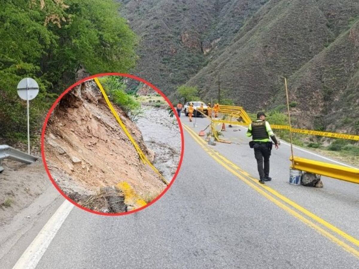 Por emergencia invernal, Invías prohíbe el paso de carga pesada en la vía Bucaramanga-San Gil