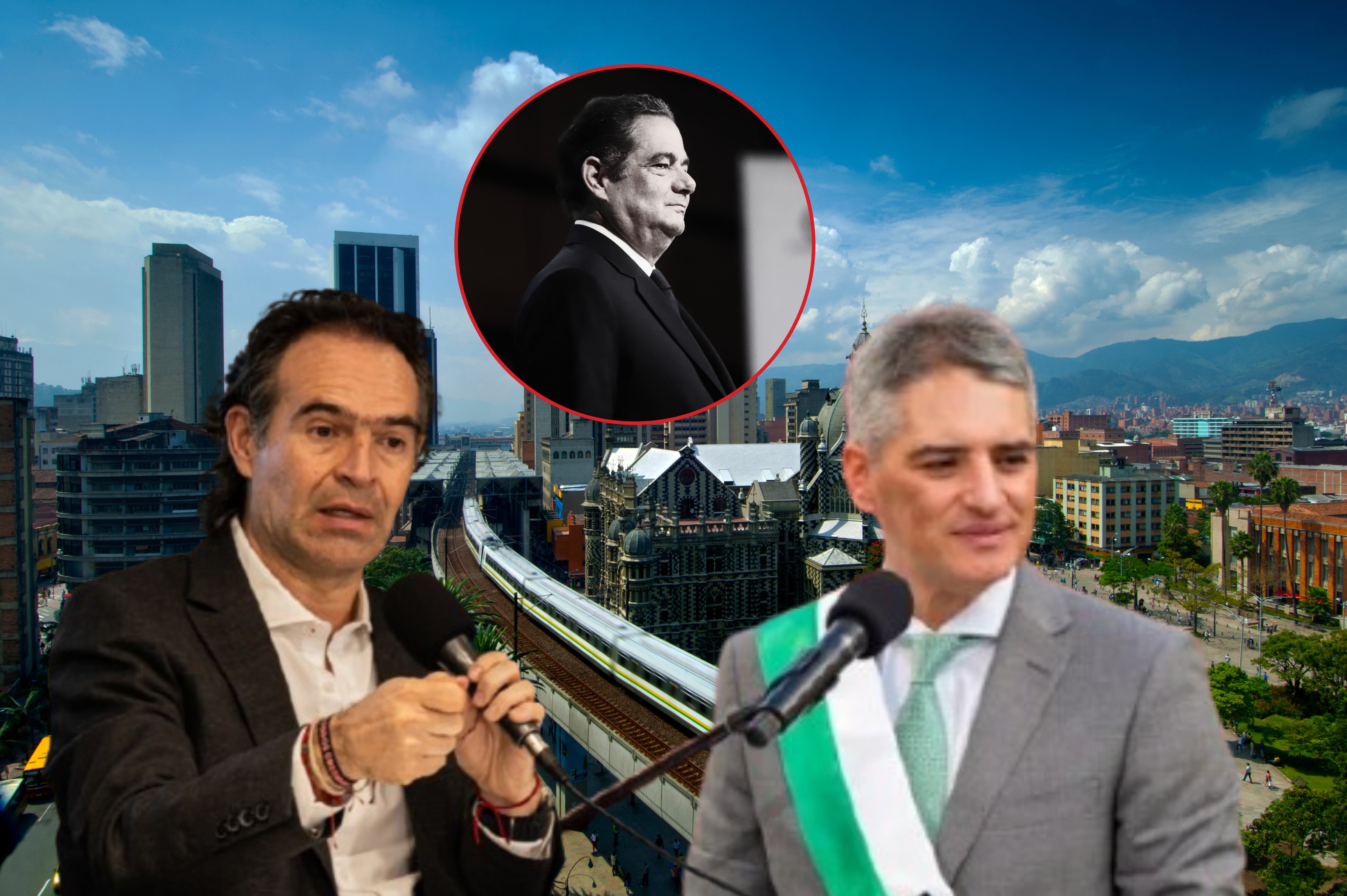 Imagen de referencia. Medellín - 'Fico' Gutierres / Germán Vargas Lleras: Colprensa / Andrés Julián Rendón: Redes sociales.