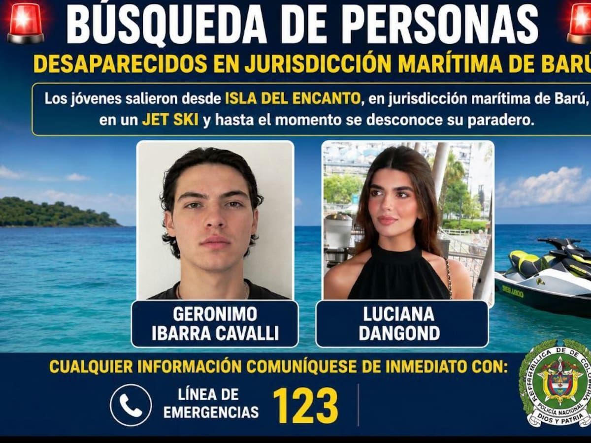 Buscan pareja que desapareció en el mar en zona insular de Cartagena