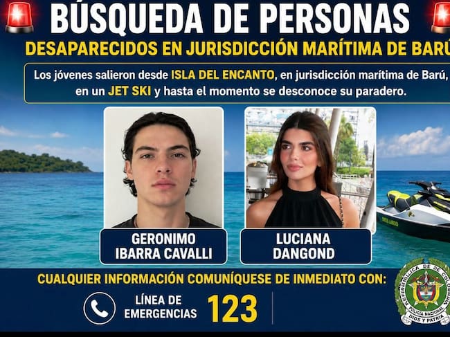 Los jóvenes estaban a bordo de una moto acuática