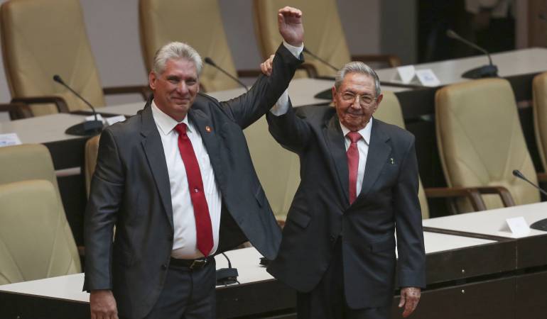Diaz-Canel - Raúl Castro 