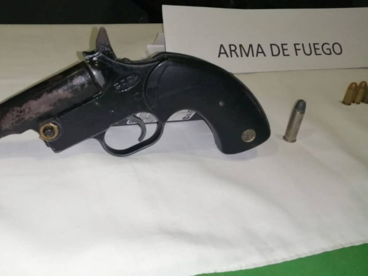 Capturado ‘El Santo’ con un arma de fuego industrial modificada