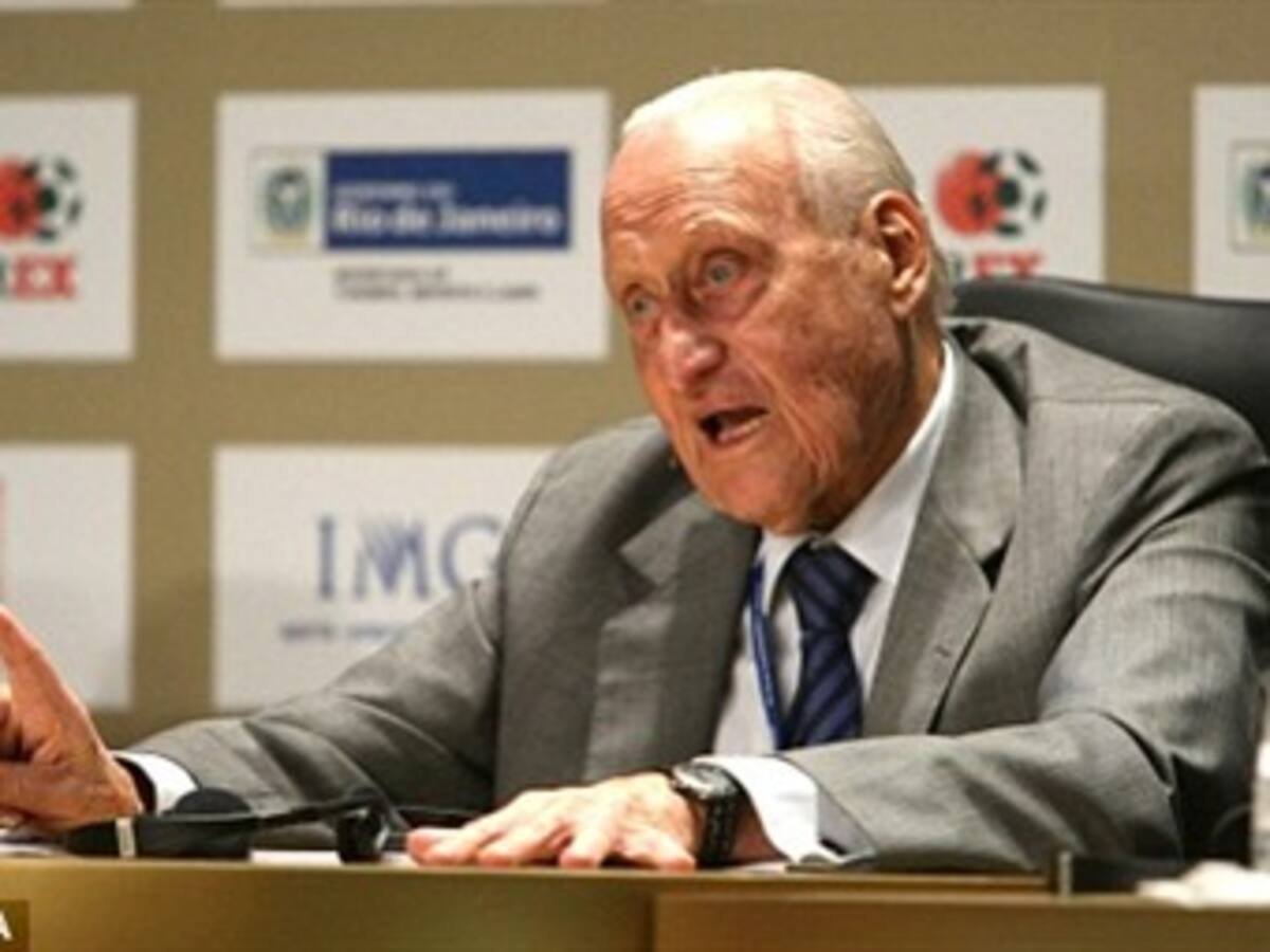 Ex presidente de la FIFA Joao Havelange, en estado grave de salud
