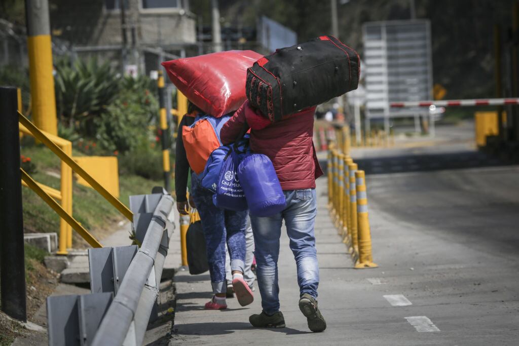 Imagen de referencia de migrantes en Colombia. Foto: Getty Images