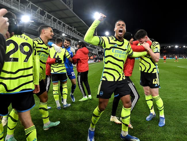 Arsenal venció agónicamente al Luton en la Premier League. (Reino Unido) EFE/EPA/VINCE MIGNOTT EDITORIAL USE ONLY.