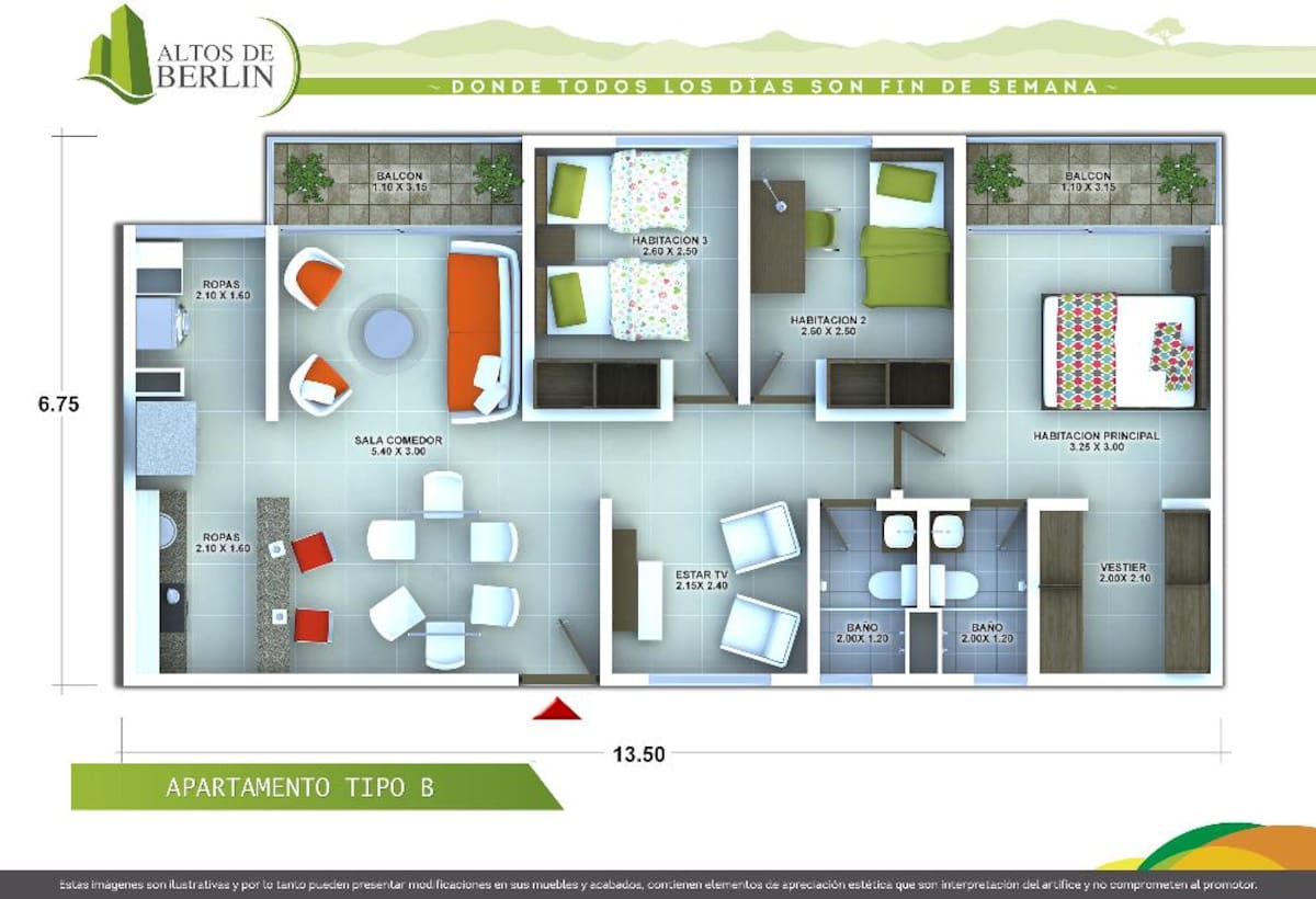 A menos de 600 metros de la glorieta de Mirolindo a la salida de Ibagué, se encuentra este proyecto de 4 torres de 16 pisos, con apartamentos de 89.2 y 73.87 mts2, una torre de parqueaderos, parques para niños, piscina semi olímpica, piscina para niños, jacuzzi, cancha futbol cinco, cancha múltiple, senderos ecológicos, entre otras comodidades.