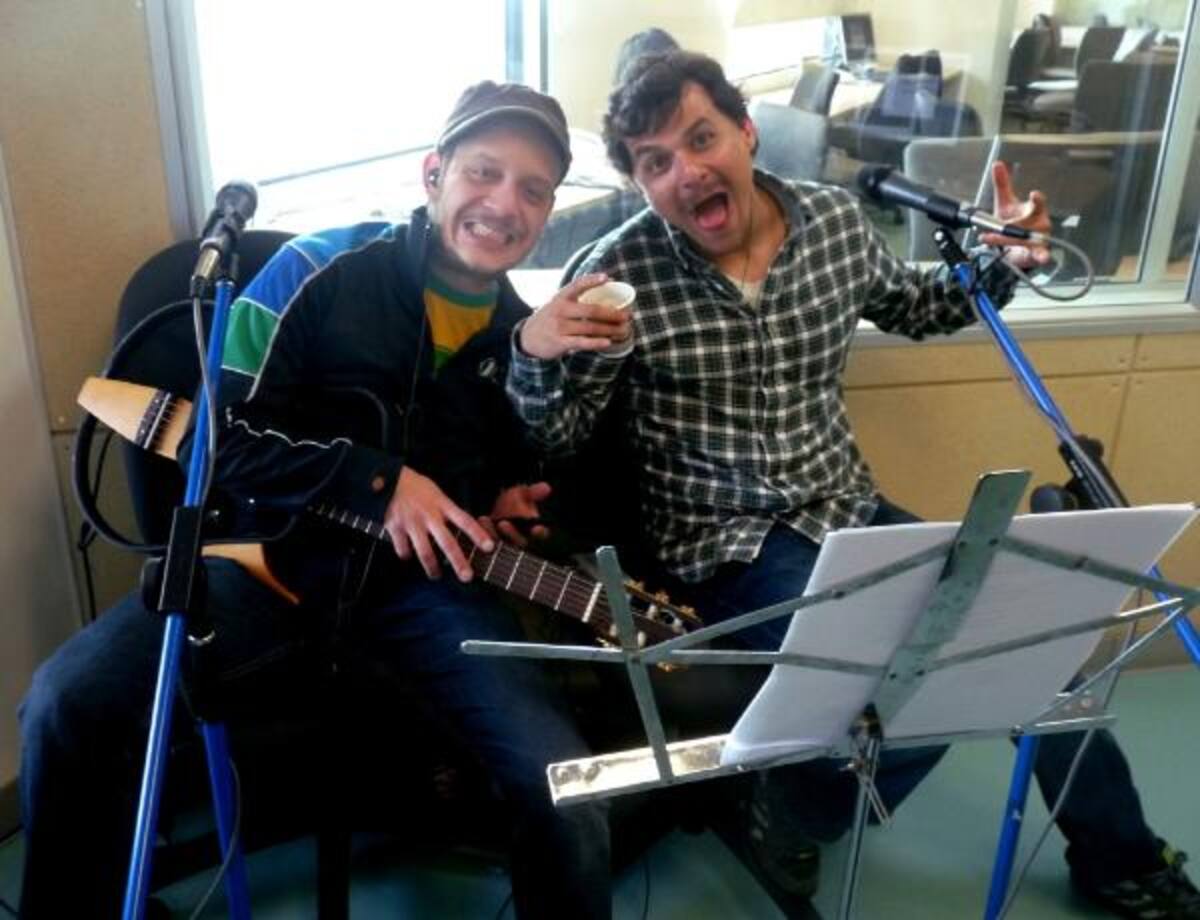 Gigi Posada y Tuto Muñoz. Músicos de La Ventana