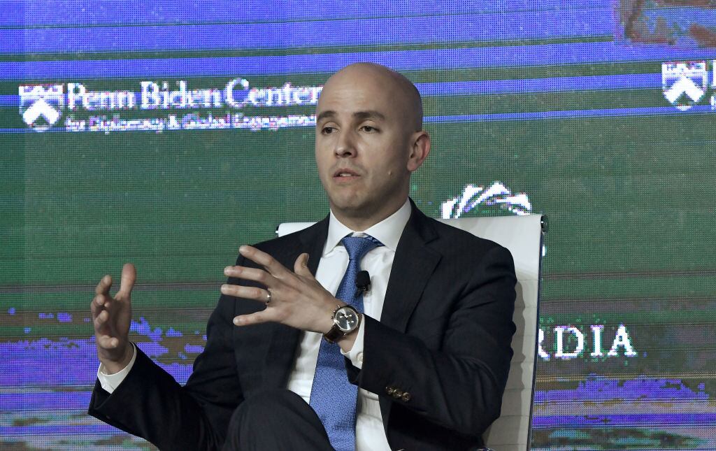 BOGOTA, COLOMBIA - MAY 13: Juan Sebastian Gonzalez, ​Senior Fellow, Penn-Biden Center for Diplomacy and Global Engagement attends the conversation 'Bipartisan Support for the Future of Colombia.