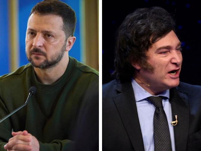 Presidente de Ucrania junto a Presidente de Argentina - Imagen de referencia