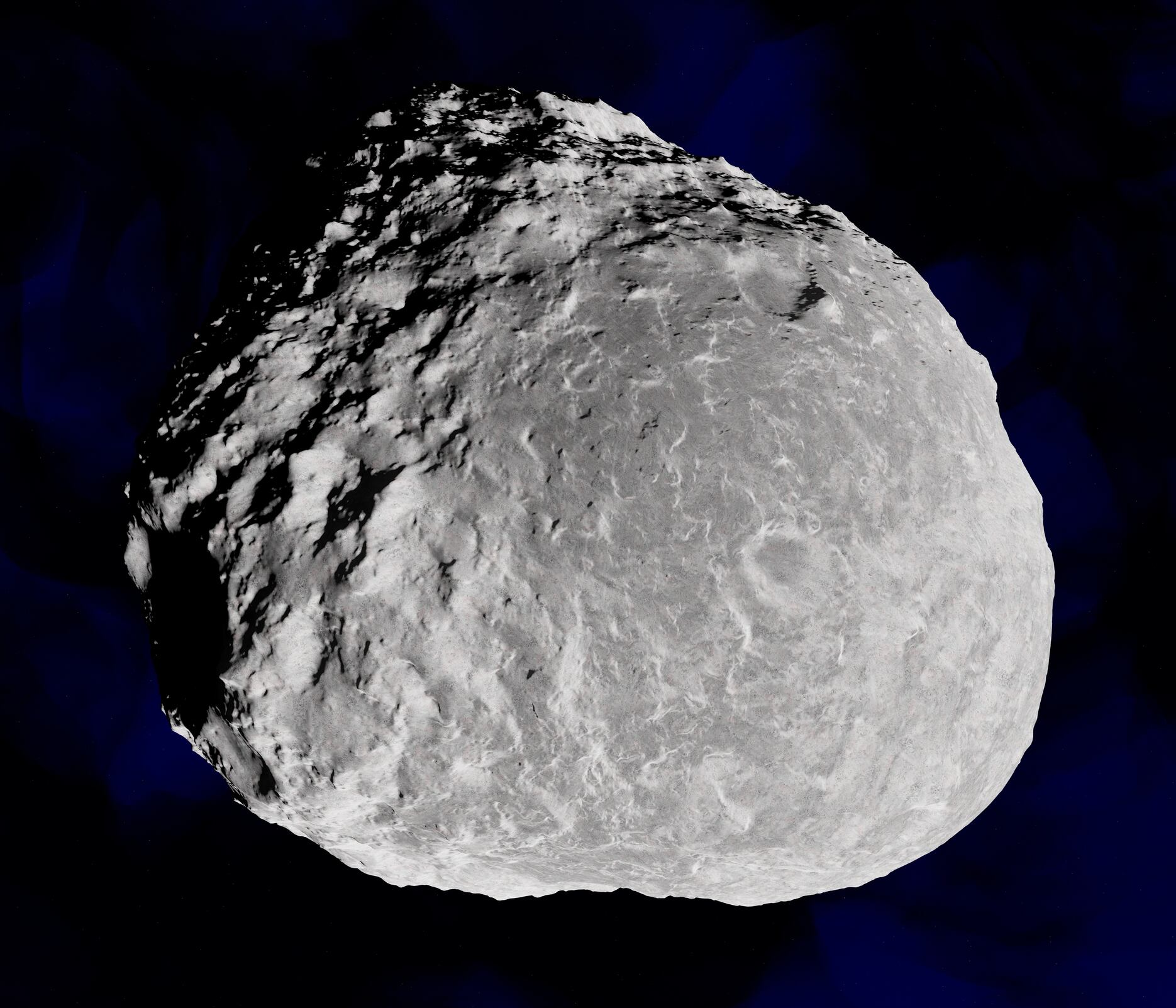 Ilustración del asteroide Apofis (crédito: Getty Images)