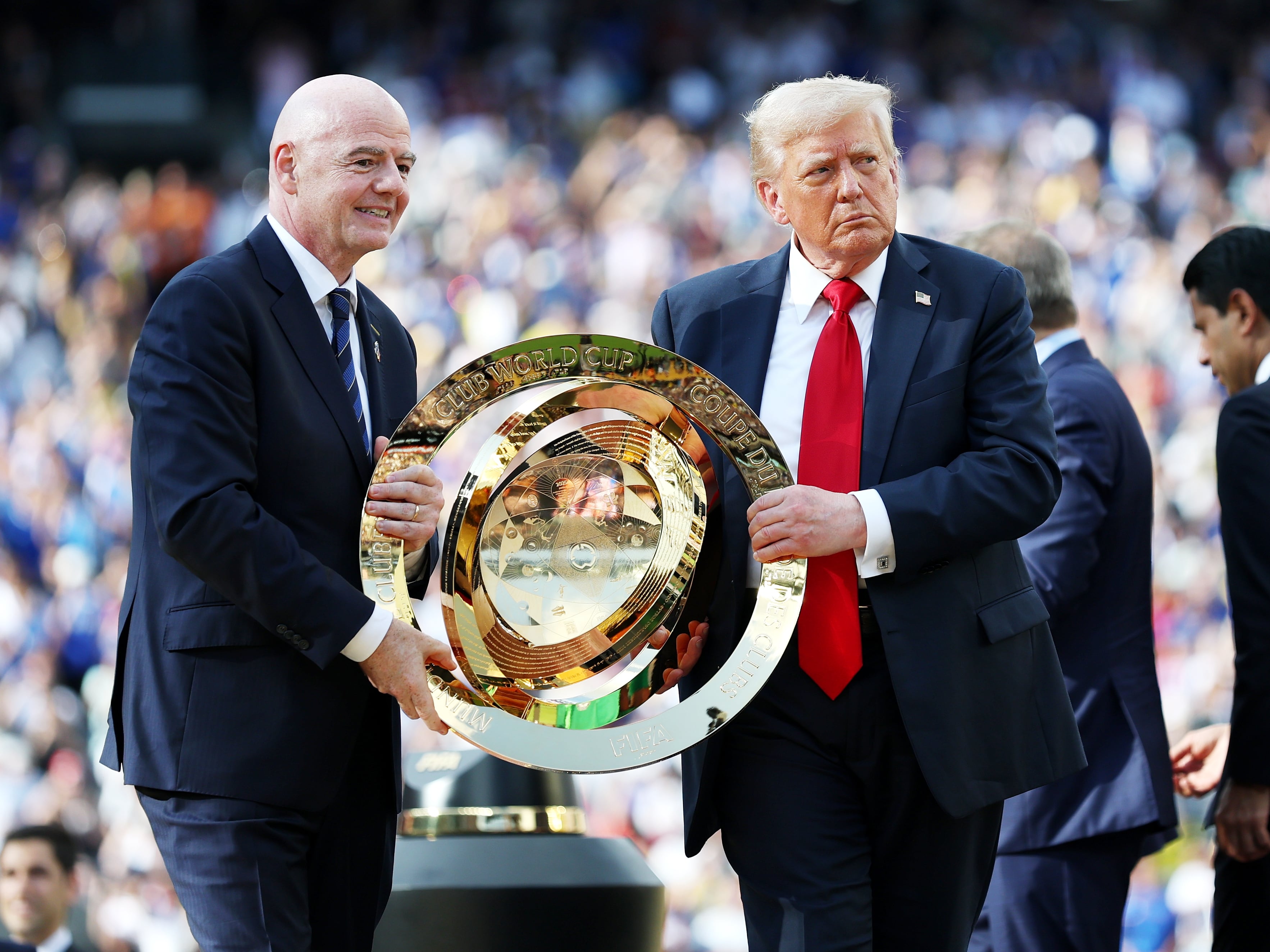 Gianni Infantino y Donald Trump/Getty Images.