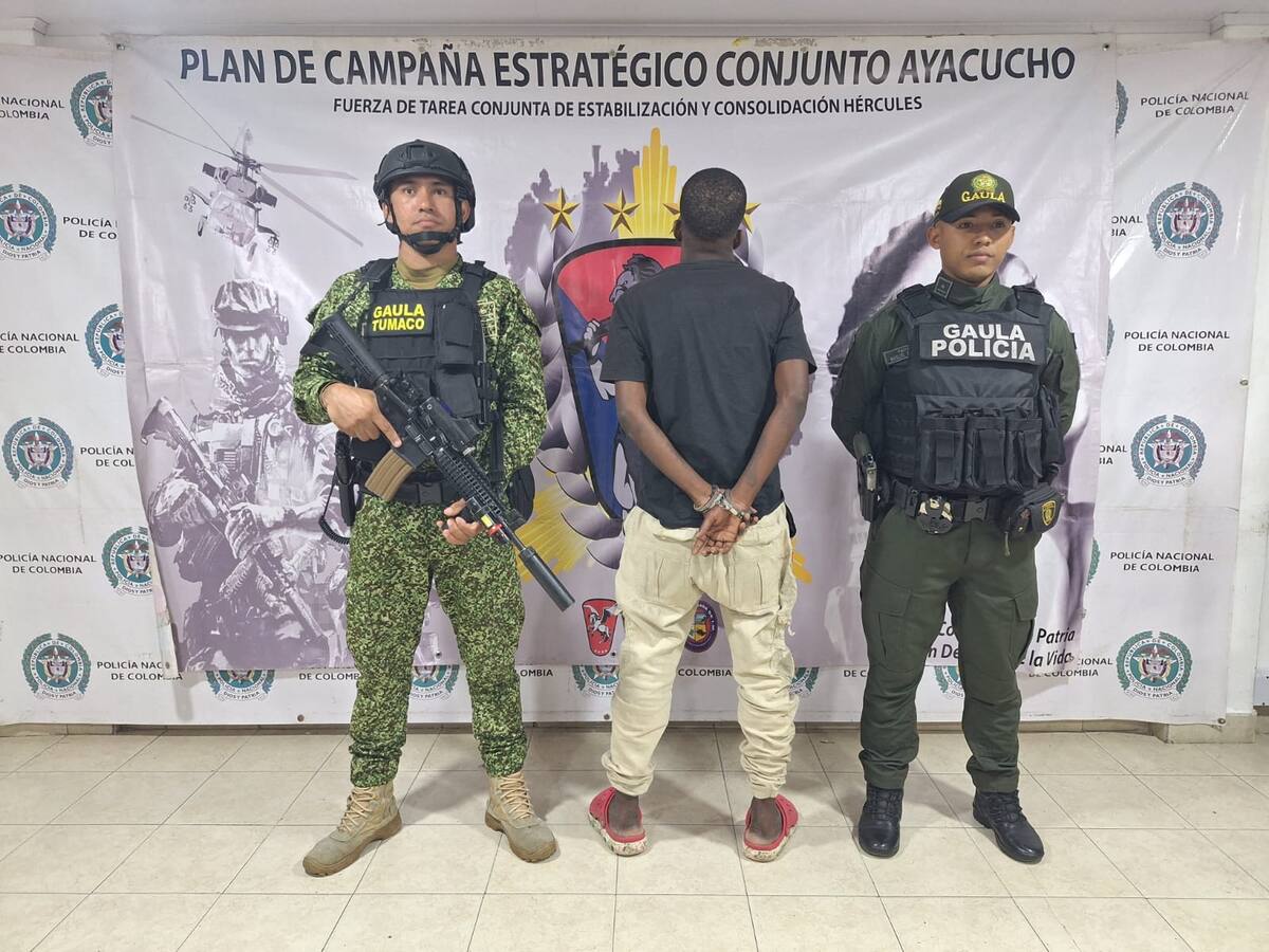 Capturan a presunto responsable de atentado con granada al Gaula militar en Tumaco