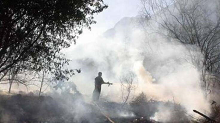 Incendio en el Parque de los Nevados