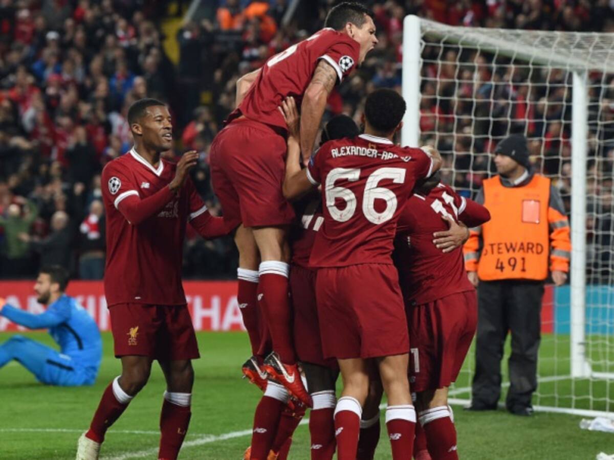 Liverpool golea a la Roma y pone un pie en Kiev