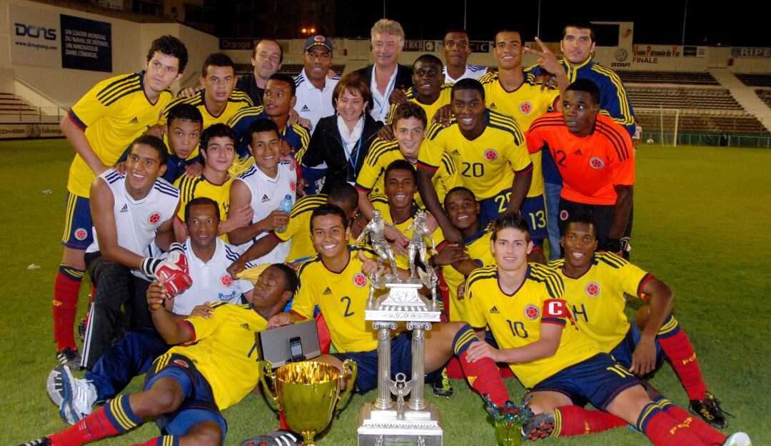 Selección Colombia ganadora del Torneo en 2011