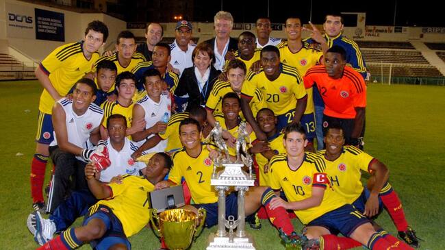 Selección Colombia ganadora del Torneo en 2011