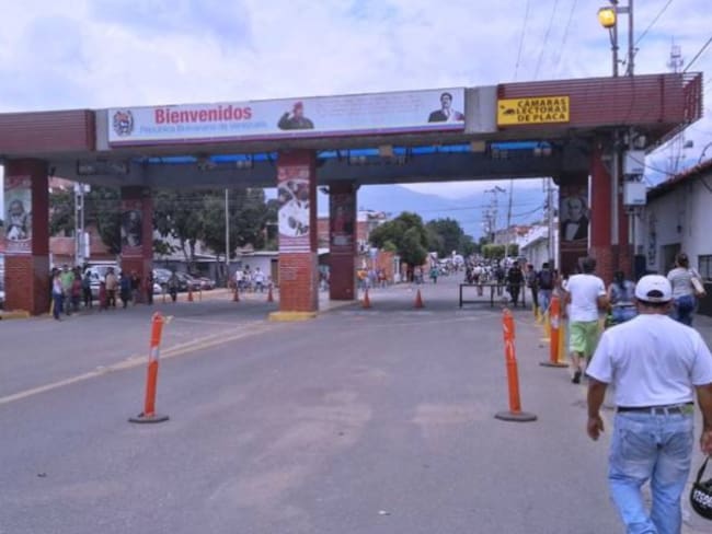 Entrada al municipio de Pedro María Ureña en Venezuela