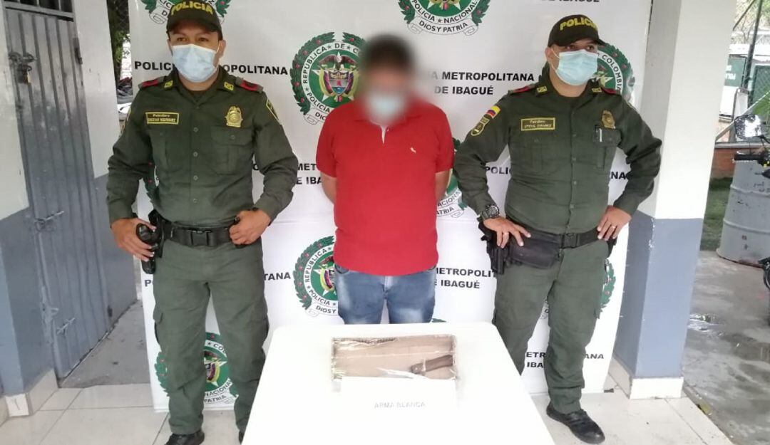 El hombres será presentado ante la Fiscalía. 