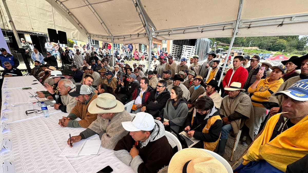 Casi listos los acuerdos con los campesinos parameros