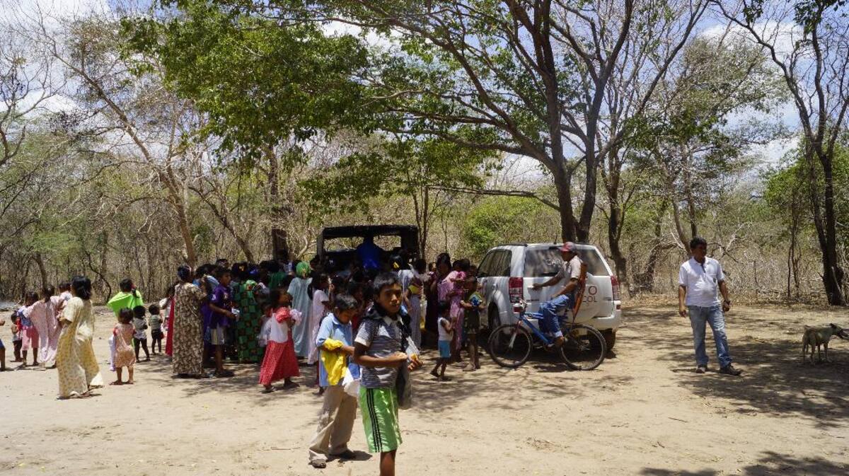 Recorrido de Caracol Radio por las zonas que aguantan sed. Fotos de Luis Enrique Rodríguez