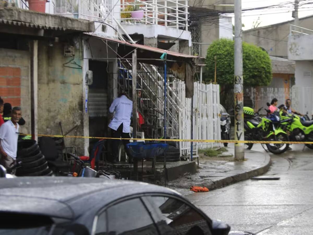 Sicarios mataron a un llantero en el barrio San Fernando: le decía ‘El Flaco’