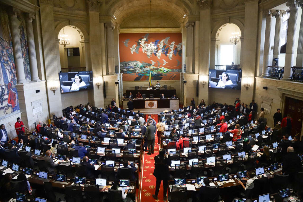 Bogotá. Diciembre 16 de 2024. La Cámara de Representantes discute los proyectos de ley en segundo debate en proceso de finalización del segundo periodo legislativo del 2024. (Colprensa - Lina Gasca)