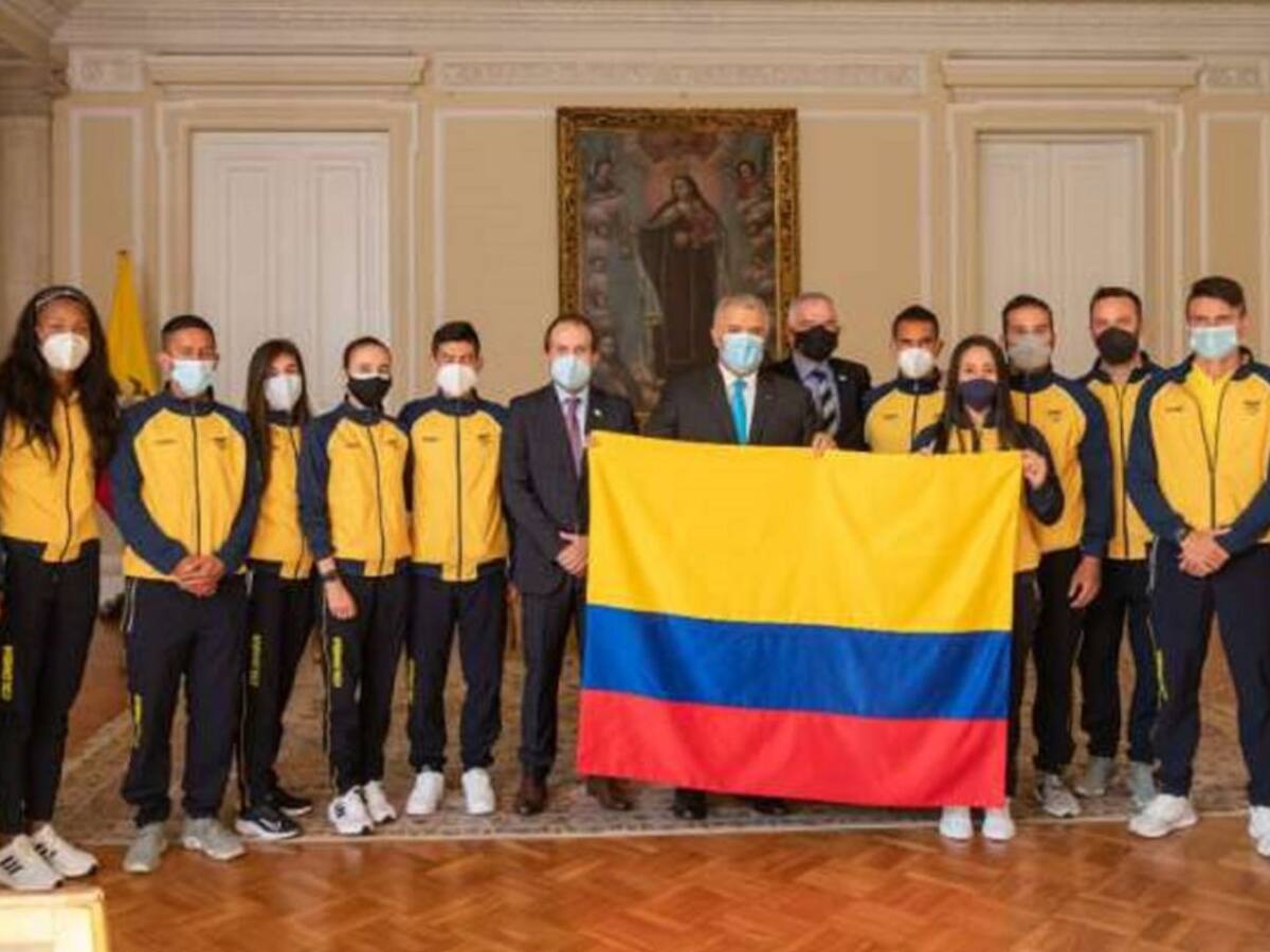 Presidente Duque entregó pabellón nacional a delegación colombiana