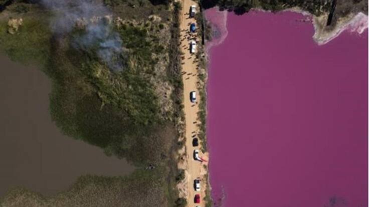 La impactante foto que salvó la laguna Cerro en Paraguay