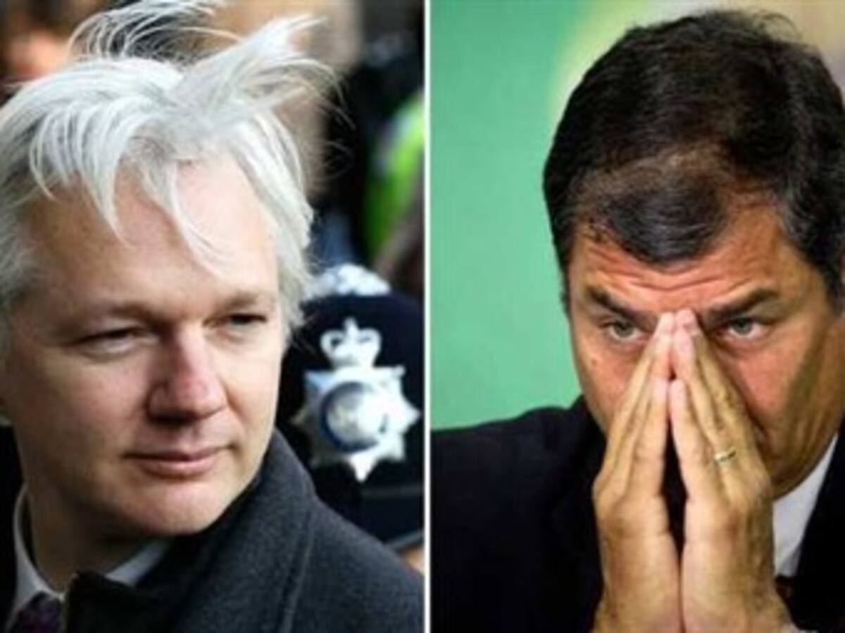 Rafael Correa dice que tomará decisión 'soberana' sobre asilo a Julian Assange