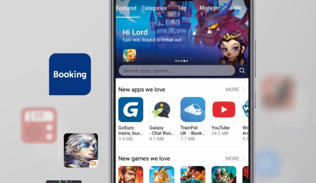 Foto archivo App Gallery Huawei 