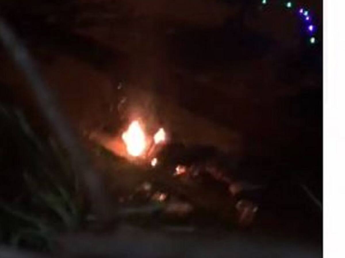 Asesinan y después incineraran a un hombre en Medellín