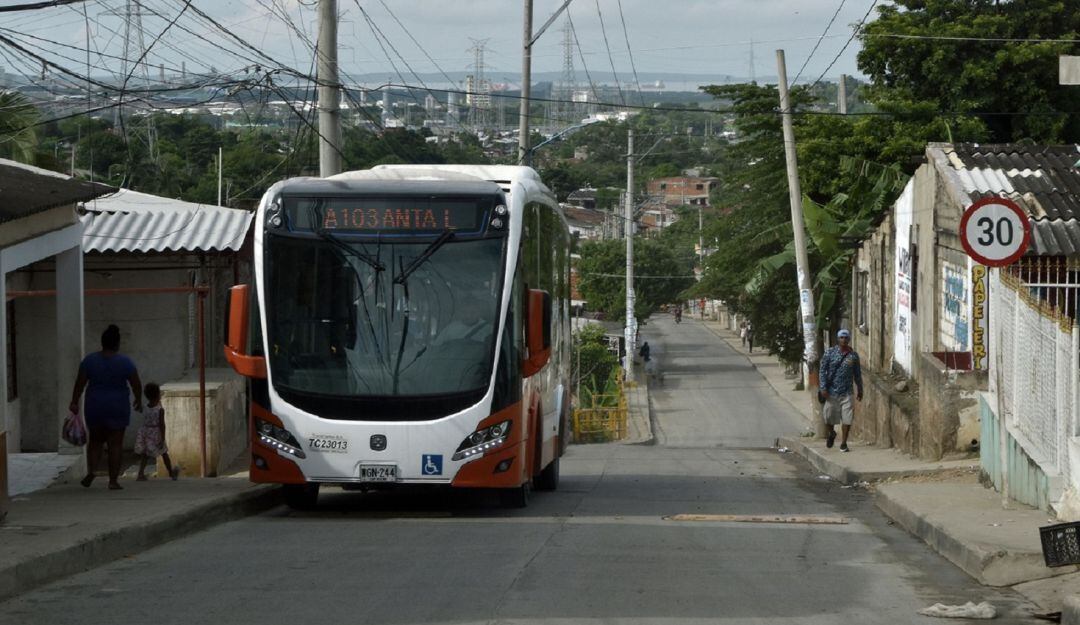 Esto se debe a obras de rehabilitación entre los barrios Nelson Mandela y Ciudadela 2000.