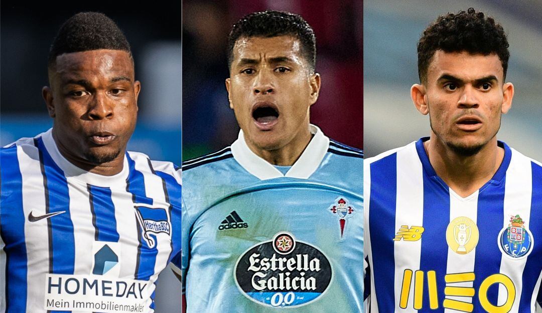 Jhon Córdoba, Jeison Murillo y Luis Díaz, futbolistas con molestias físicas de cara a compromisos de la Selección Colombia