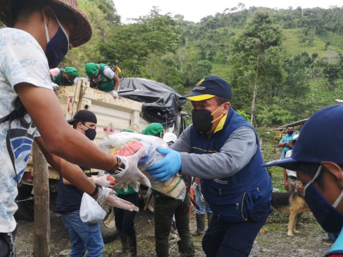 Más de tres mil mercados fueron entregados a los indígenas de Risaralda