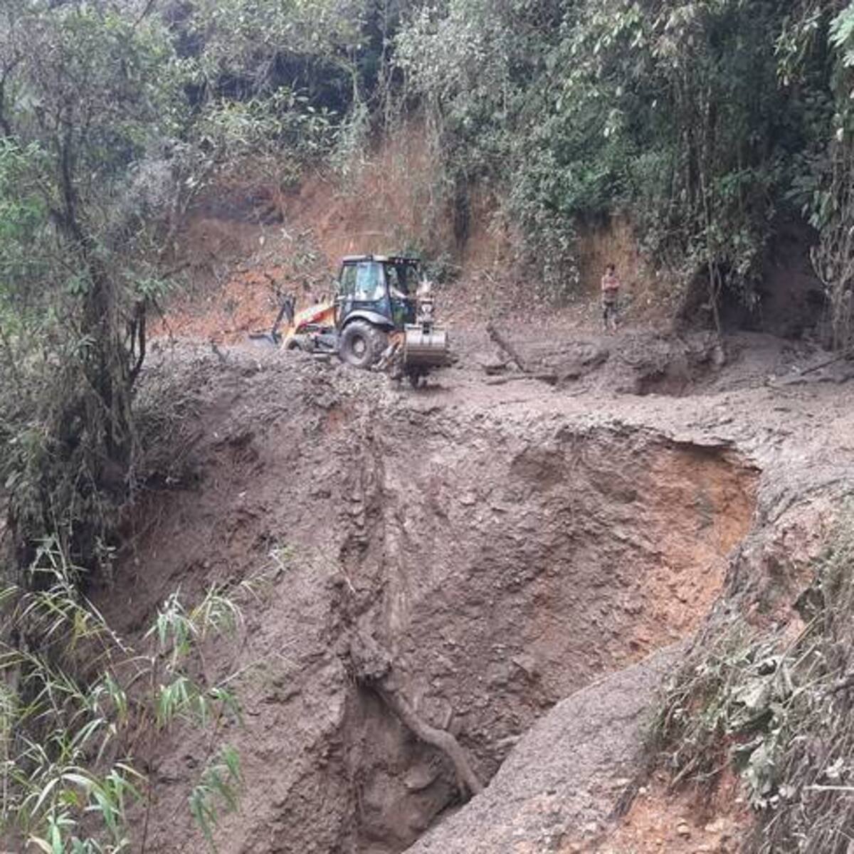90% de los campesinos de la cordillera en el Quindío, afectados por lluvias