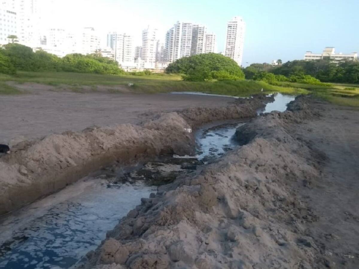 Realizan intervención para oxigenar El Laguito en Cartagena