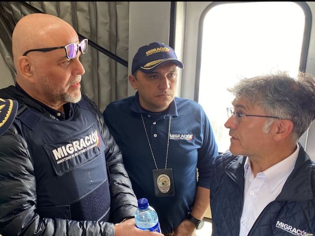 Salvatore Mancuso al llegar a Colombia. Foto: Migración Colombia