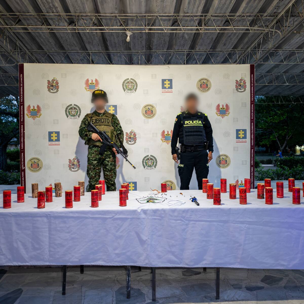 Autoridades desmantelan depósito ilegal de explosivos en La Plata, Huila