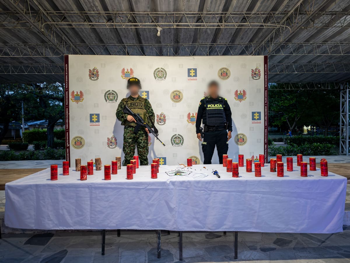 Autoridades desmantelan depósito ilegal de explosivos en La Plata, Huila