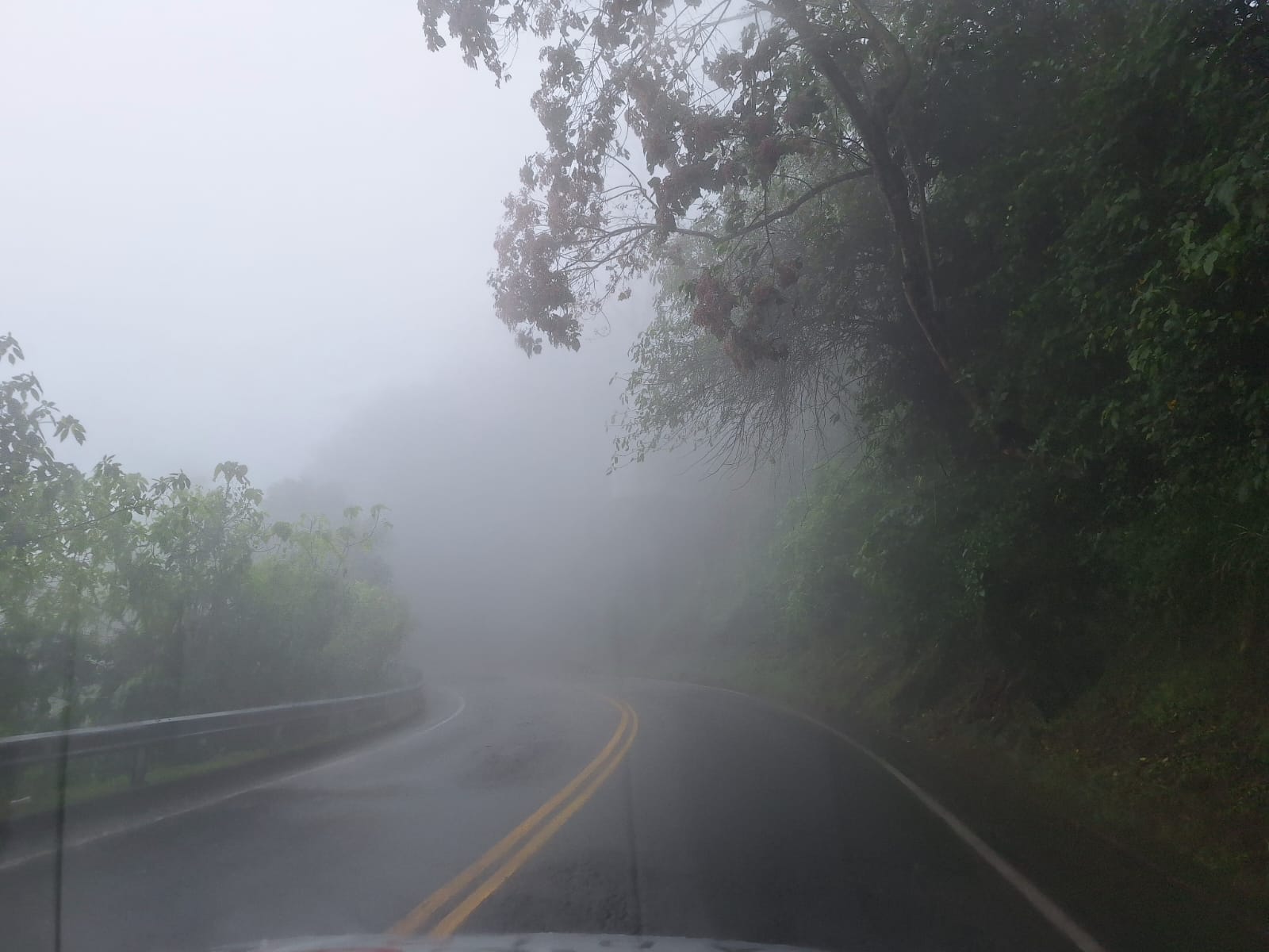 Neblina en Bucaramanga en pleno fenómeno del Niño.