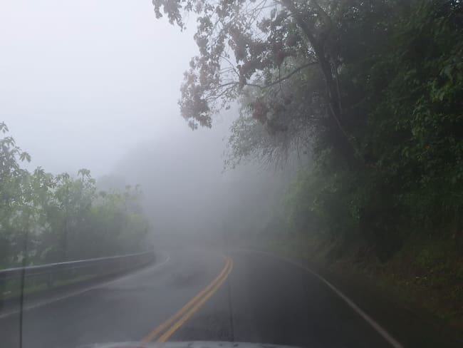 Neblina en Bucaramanga en pleno fenómeno del Niño.