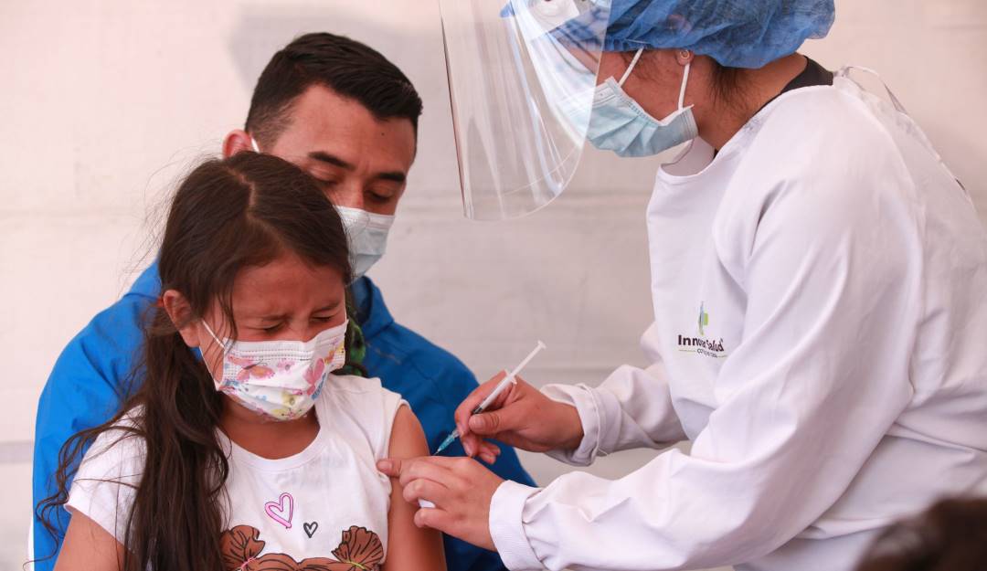 1 de cada 5 hospitalizados por COVID-19 son niños. Foto: Colprensa. 