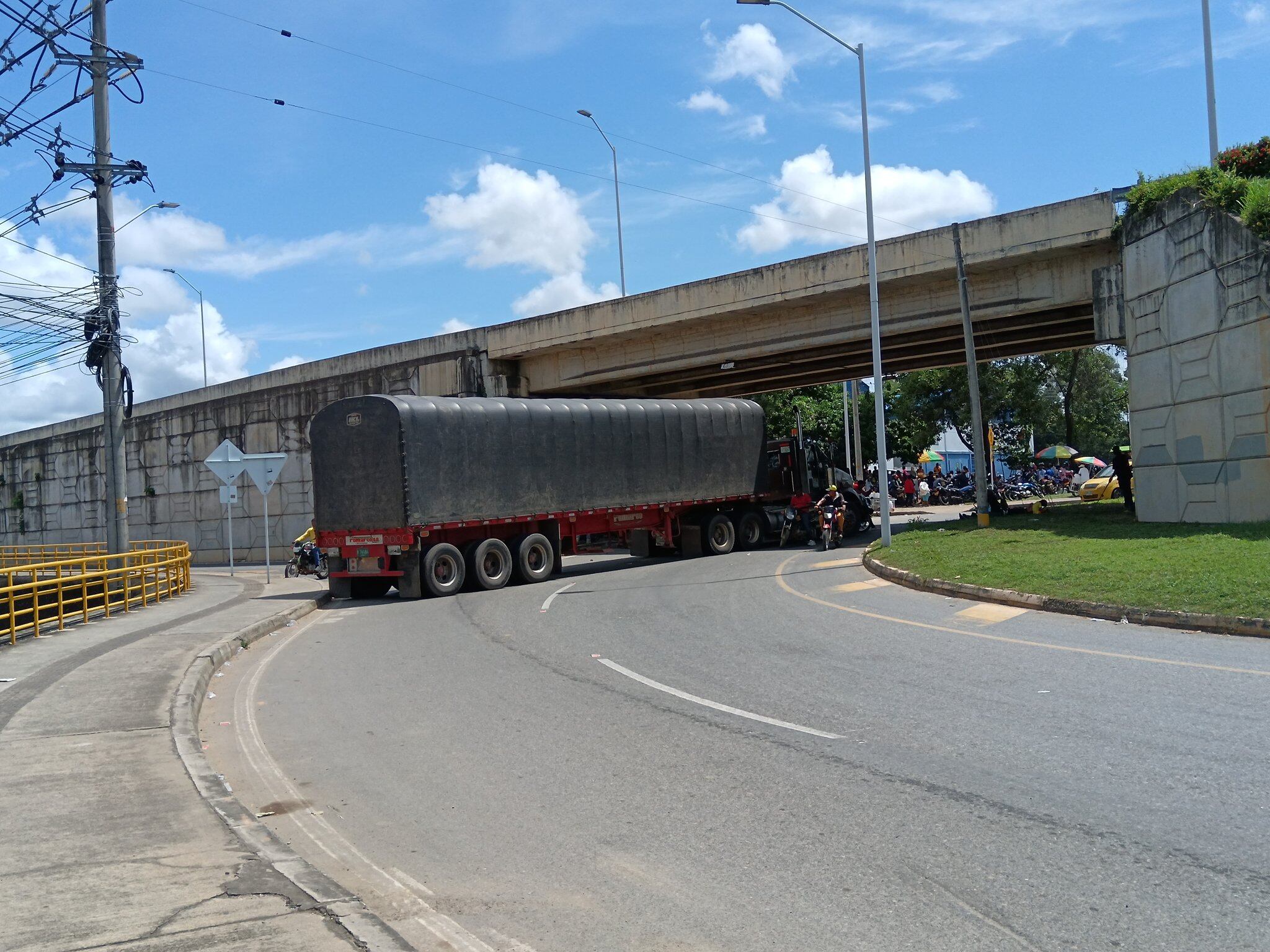 Paro minero en Antioquia. Imagen tomada de redes sociales