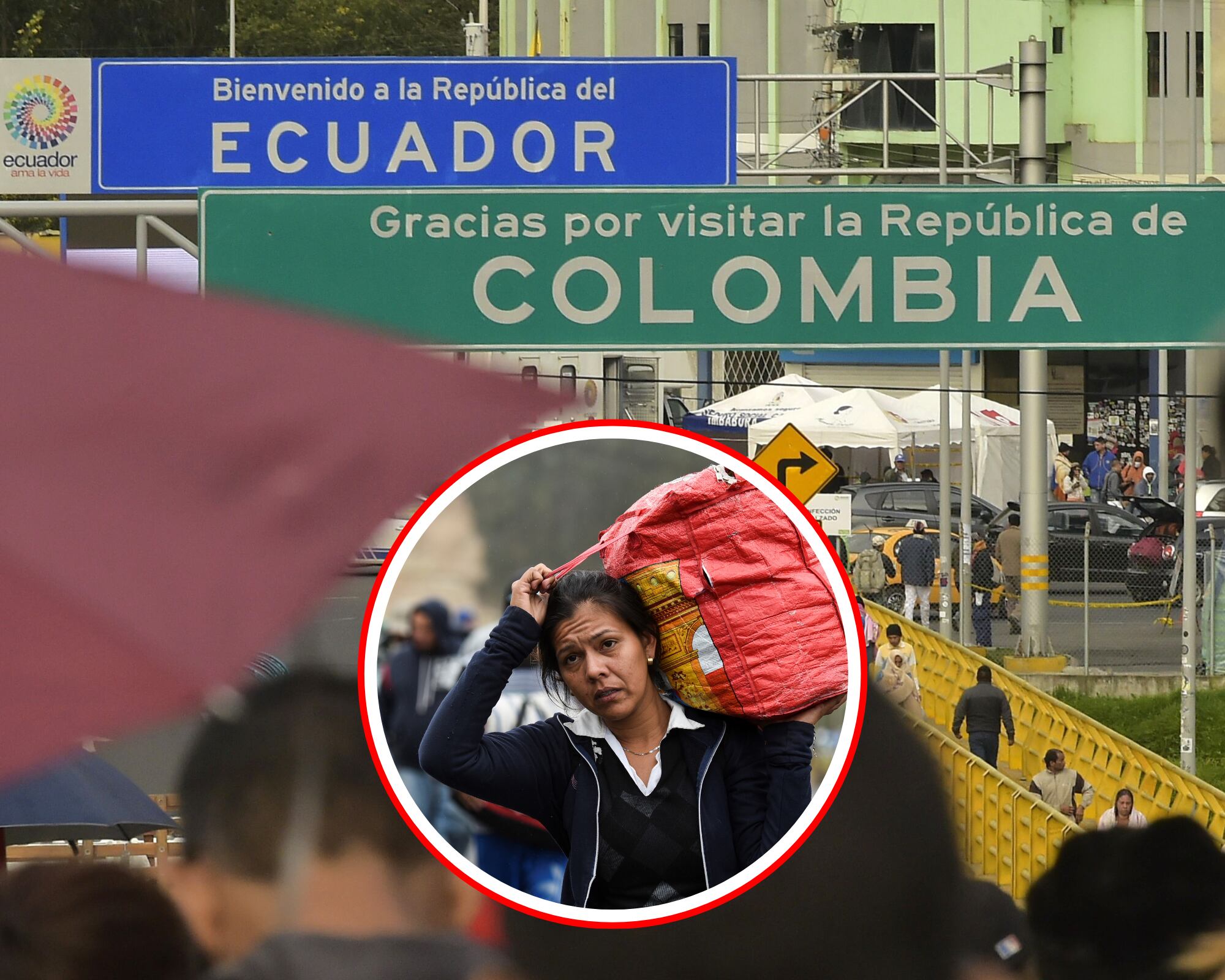 La ACNUR reveló que en 2019 Ecuador tenía 77.000 refugiados de los cuales 95% eran colombianos y, entre enero y marzo de 2024, han aumentado en un 86% las solicitudes de asilo de colombianos. 
(Foto: Caracol Radio / Getty )