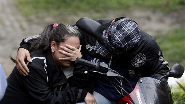 Familiares de los doce mineros. Foto: EFE.