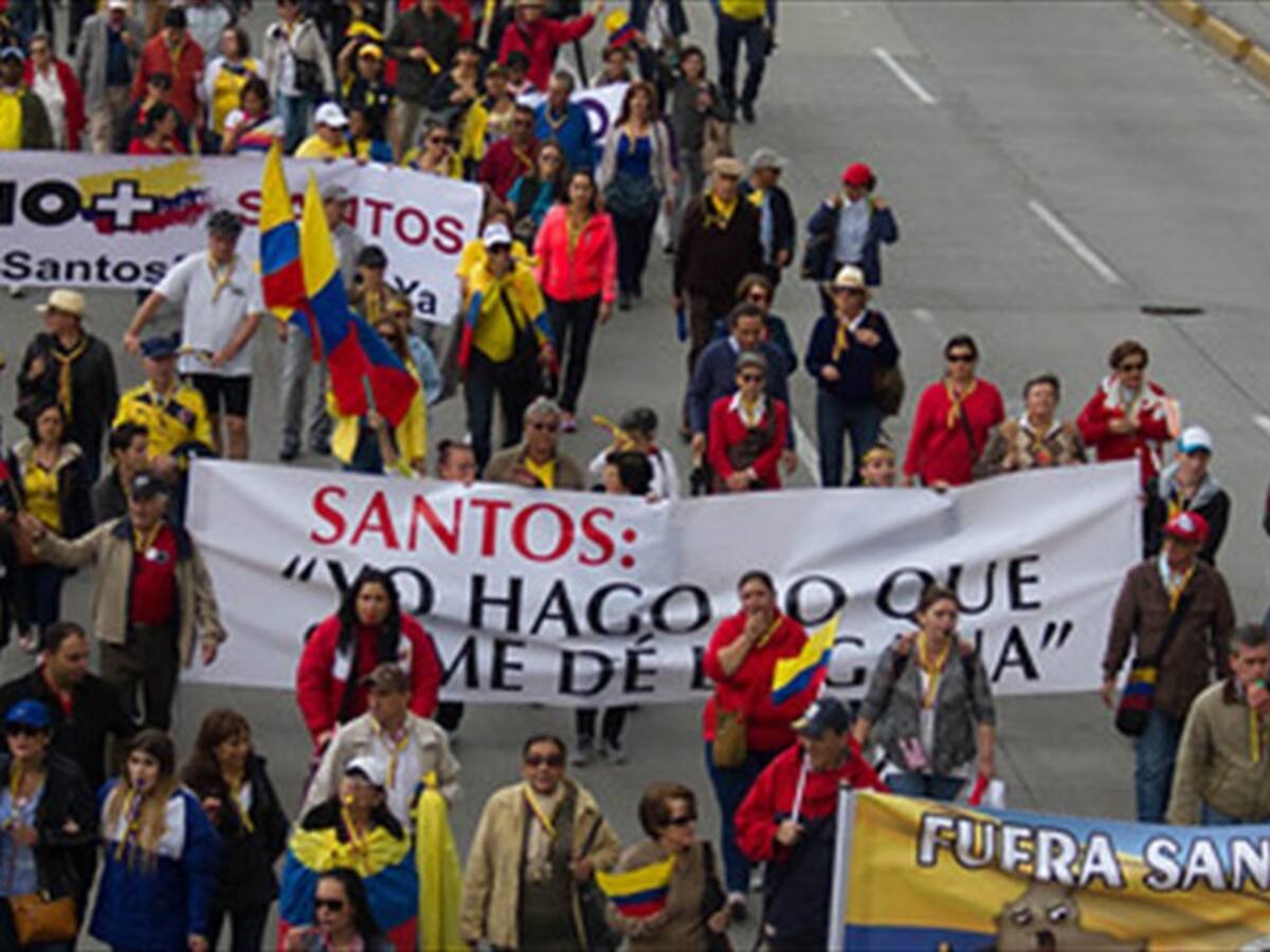 Así avanza la marcha de la oposición en el país