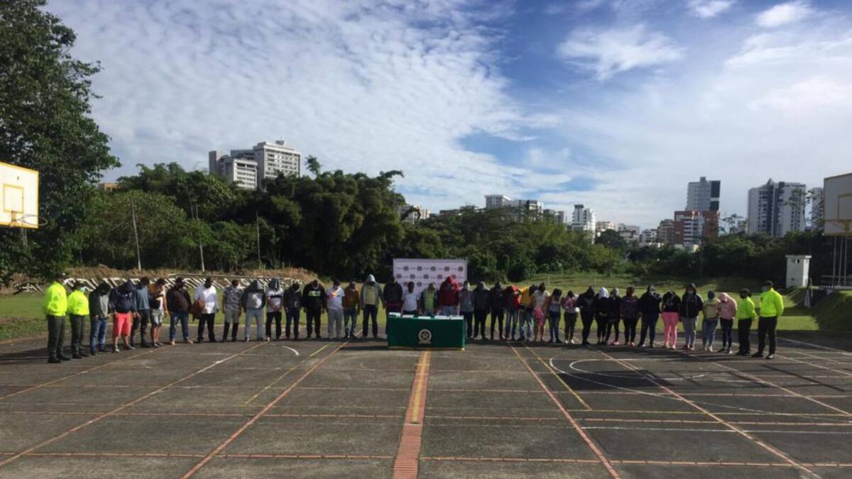 Capturan a 46 personas señaladas de vender drogas en la región andina