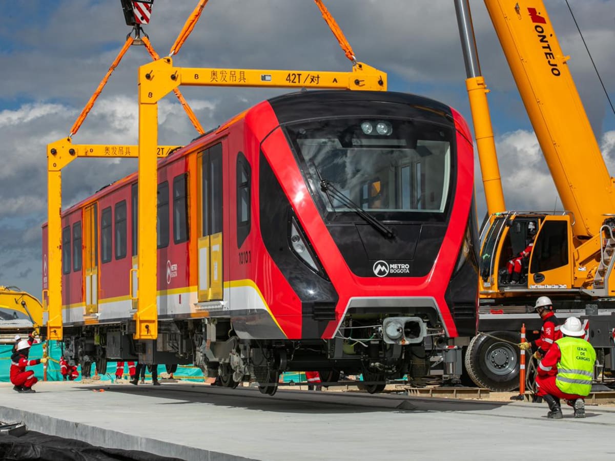 Metro de Bogotá 2025: avanza la Línea 1 con la llegada del segundo tren; así va la obra en octubre